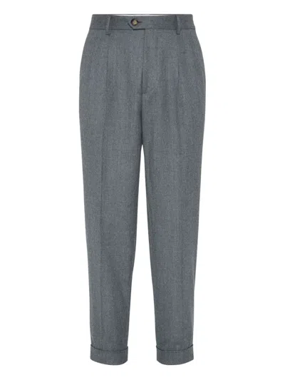 BRUNELLO CUCINELLI PLEATED TROUSERS