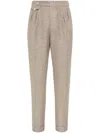 Brunello Cucinelli Pants In 中性色