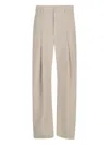 Brunello Cucinelli Pleated Trousers In Neutral