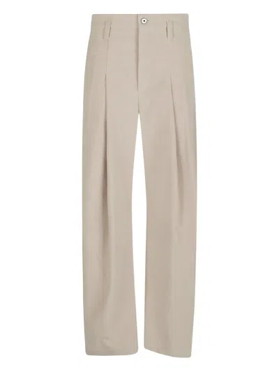 Brunello Cucinelli Pleated Trousers In Neutral