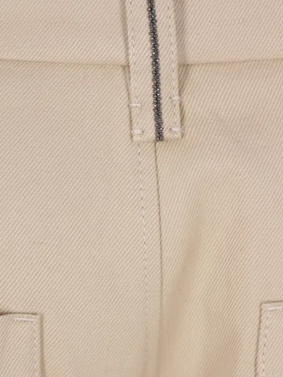 Brunello Cucinelli Pleated Trousers In Neutral