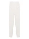 Brunello Cucinelli Pleated Detail Track Pants In White