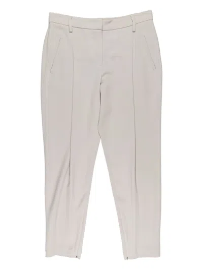Brunello Cucinelli Pleated Trousers In White