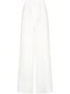 Brunello Cucinelli Hose Mit Weitem Bein Aus Baumwollpopeline In White