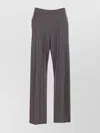 Brunello Cucinelli Pleated Trousers With Pockets And Belt Loops