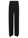 Brunello Cucinelli Wide-leg Trousers With Pleated Front And Tailored Silhouette In Black