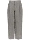 Brunello Cucinelli Pleat Pants In Brown