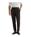 Brunello Cucinelli Pleated Wool-cashmere Blend Trousers In Black