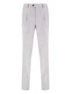Brunello Cucinelli Wool Trousers With Pleated Front And Pockets