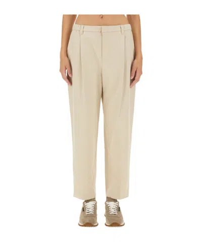 BRUNELLO CUCINELLI BRUNELLO CUCINELLI PLEATED STRAIGHT-LEG TROUSERS