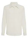 Brunello Cucinelli Shirt With Chest Pockets In Neutral