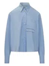 Brunello Cucinelli Pocket-patch Shirt In Blue