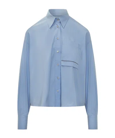 BRUNELLO CUCINELLI POCKET-PATCH SHIRT