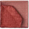 Brunello Cucinelli Pocket Square With Pattern In Orange