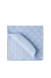 Brunello Cucinelli Pocket Square With Pattern In Blue