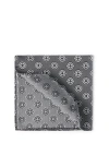 Brunello Cucinelli Pocket Square With Pattern In Gray