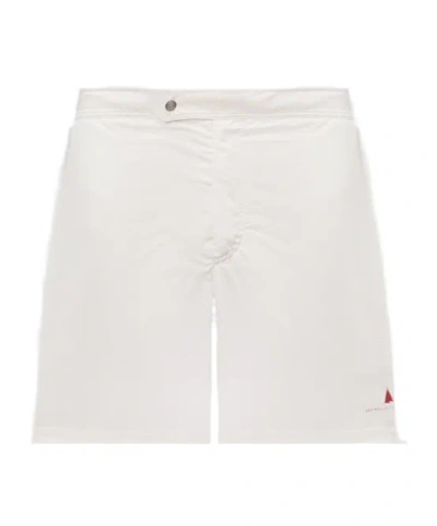 Brunello Cucinelli Pocket Swimming Trunks In White