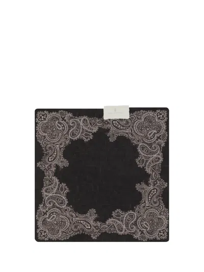 Brunello Cucinelli Pocket Tissue In Black