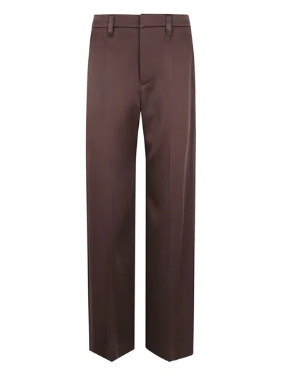 Brunello Cucinelli Pocket Zip Trousers In Brown