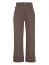Brunello Cucinelli Pocketed Cotton Trousers