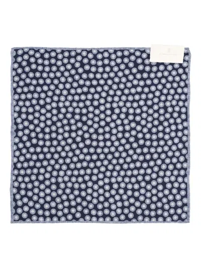 BRUNELLO CUCINELLI POLKA-DOT POCKET SQUARE