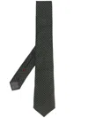 Brunello Cucinelli Polka Dotted Tie In Neutral