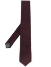 Brunello Cucinelli Polka Dotted Tie In Purple