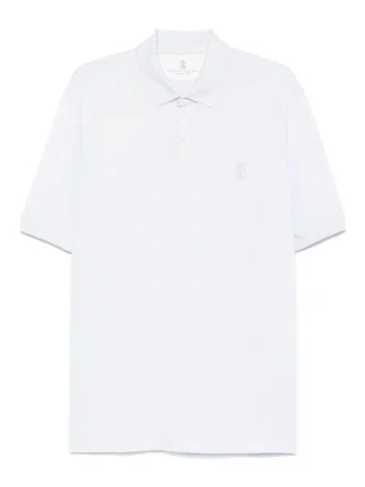 Brunello Cucinelli Polo - Azul Claro