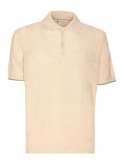 Brunello Cucinelli Polo - Beis