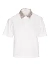 Brunello Cucinelli Polo - Blanco In Blanco