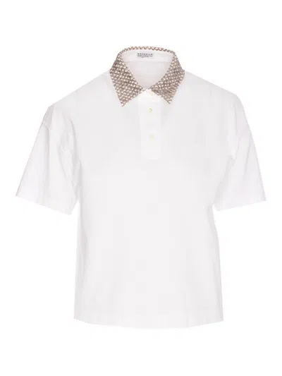 Brunello Cucinelli Polo - Blanco