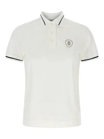 BRUNELLO CUCINELLI POLO - BLANCO