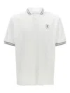 Brunello Cucinelli White Logo Polo Shirt