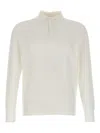 Brunello Cucinelli Ribbed Long Sleeve Polo Shirt