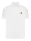 Brunello Cucinelli Logo-patch Polo Shirt In Multicolour
