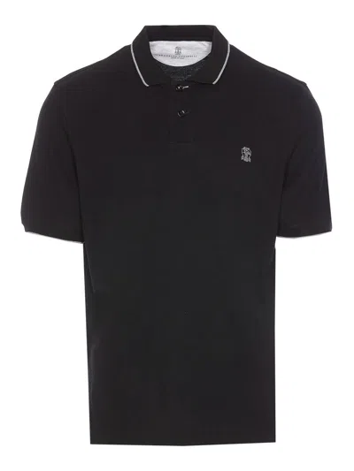 Brunello Cucinelli Polo - Negro