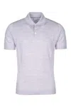 Brunello Cucinelli Men Polo Shirt In Pink