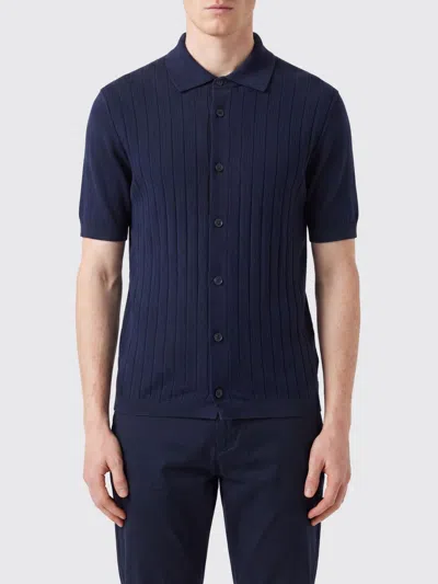 Brunello Cucinelli Polo Shirt Men Color Blue