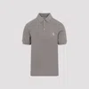 Brunello Cucinelli Cotton Polo With Ribbed Trims And Straight Hem In Brown