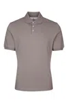 Brunello Cucinelli Short Sleeve Polo Shirt In C2421