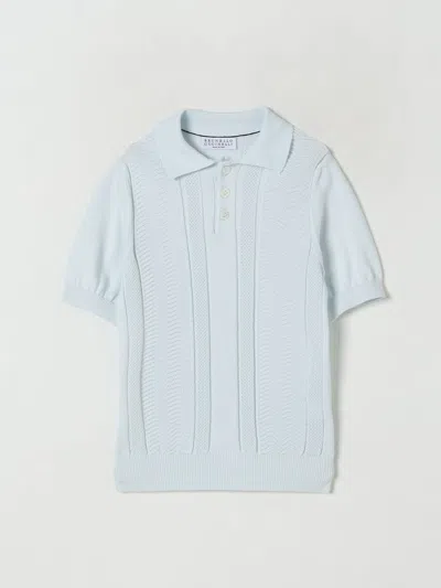 Brunello Cucinelli Kids' Polo In Maglia