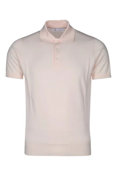 Brunello Cucinelli Polo M/c C/bottoni In Chh76