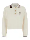 Brunello Cucinelli Sport Club Pullover With White Cashmere In White