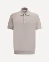 Brunello Cucinelli Beige Cotton Polo Shirt In Brown