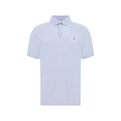 Brunello Cucinelli Polo Shirt In White