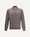Brunello Cucinelli Polo Shirt In Brown