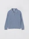 Brunello Cucinelli Polo Shirt  Kids Color Sky In Blue