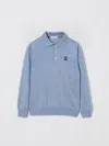 POLO衫 BRUNELLO CUCINELLI 儿童 颜色 天蓝色
