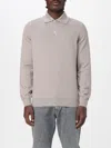 Brunello Cucinelli Long-sleeve Polo Shirt In Neutral