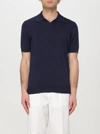 Brunello Cucinelli Polo Shirt  Men Color Blue 1